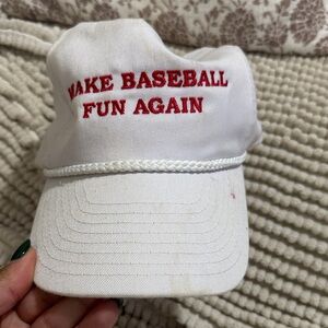 Make Baseball Fun Again hat